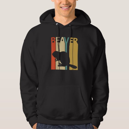 Niedliches Biber Hoodie (Vorderseite)