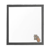 Niedliches Biber; schlank Notizblock (Vorderseite)