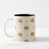 Niedliches Biber Zweifarbige Tasse (Links)