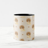 Niedliches Biber Zweifarbige Tasse (Mittel)