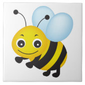 Niedliches Bienendesign Fliese (Vorderseite)