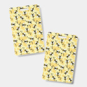 Niedliches Bienenmuster Ausweis (Vorder- & Rückseite)