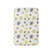 Niedliches Bienenmuster Badematte (Vorderseite Vertikal)