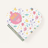 Niedliches Bienenmuster | Bienenquote Notizblock (Vorderseite)