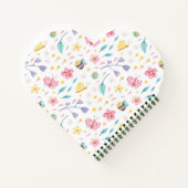 Niedliches Bienenmuster | Bienenquote Notizblock (Rückseite)