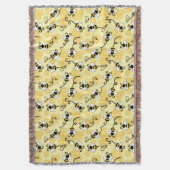 Niedliches Bienenmuster Decke (Vorderseite Vertikal)