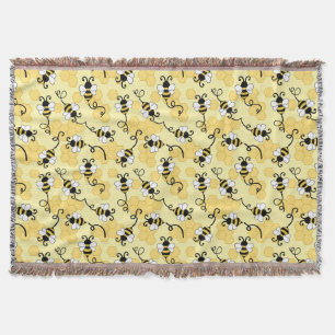 Niedliches Bienenmuster Decke