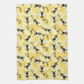 Niedliches Bienenmuster Geschirrtuch (Vertikal)