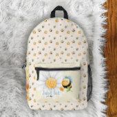 Niedliches Bienenmuster Kids-Backpack Bedruckter Rucksack