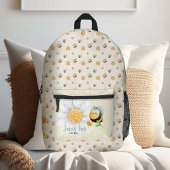 Niedliches Bienenmuster Kids-Backpack Bedruckter Rucksack