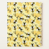 Niedliches Bienenmuster Planer (Rückseite)