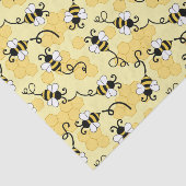 Niedliches Bienenmuster Seidenpapier (Ausschnitt)