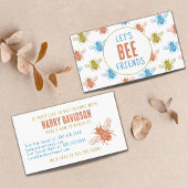 Niedliches Bienenmuster-Spiel Datum Mama Kids Busi Telefonnummerkarte