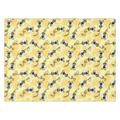 Niedliches Bienenmuster Tischdecke (Vorderseite (Horizontal))