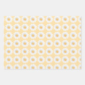 Niedliches Bienenpapier. Geschenkverpackung. Geschenkpapier Set (Vorderseite 2)