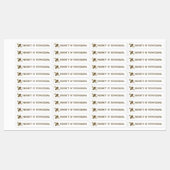 Niedliches Bienenschutzlabel oder LAND Honey Lid S Etiketten (Blatt)