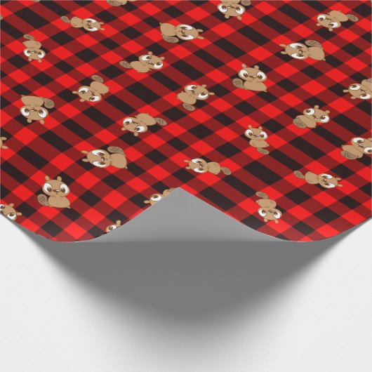 Niedliches Bienenwaschpapier Geschenkpapier (Ecke)