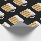 Niedliches Biermuster Geschenkpapier (Ecke)