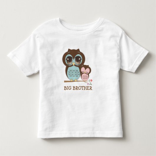 Niedliches Big Brother Owl mit Schlafsäcke Kleinkind T-shirt (Vorderseite)