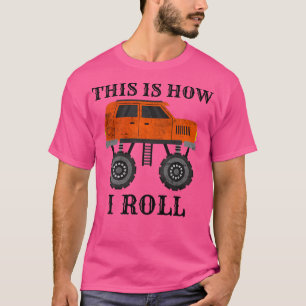 Niedliches Big Car Cool So fahre ich LKW Mons T-Shirt