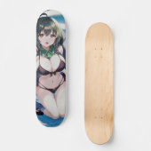 Niedliches Bikini-Girl Skateboard (Vorderseite)