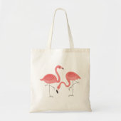 Niedliches Bild der rosa Flamingo-Illustration Tragetasche (Vorne)