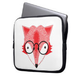 Niedliches Bild von Funky Fox Laptopschutzhülle (Vorderseite Links)
