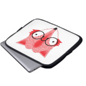 Niedliches Bild von Funky Fox Laptopschutzhülle (Vorne Knopf)