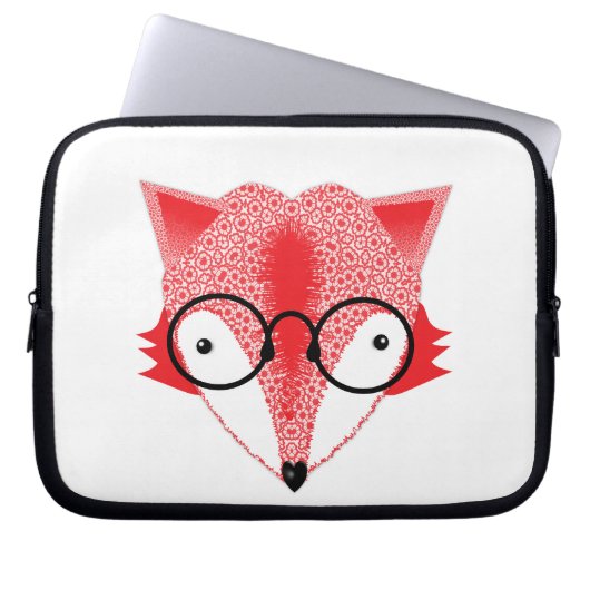 Niedliches Bild von Funky Fox Laptopschutzhülle (Vorderseite)