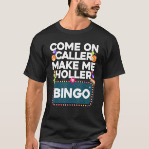 Niedliches Bingodesign für Damen und Herren Casino T-Shirt