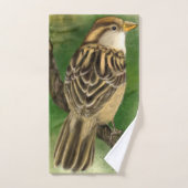 Niedliches Bird Bath Handtuch Set (Handtuch)