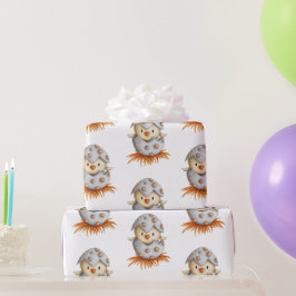 Niedliches Bird Hatching Baby Shooting Paper Geschenkpapier