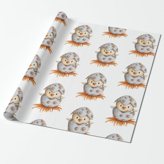 Niedliches Bird Hatching Baby Shooting Paper Geschenkpapier (Ungerollt)