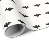 Niedliches Black Bats Wrapper Geschenkpapier (Rolleneckpunkt)