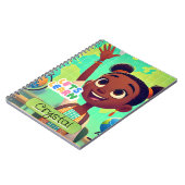 Niedliches Black Girl Aesthetic Spirale Notebook f Notizblock (Linke Seite)