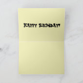 Niedliches Black Tan PopArt Bernedoodle Digitales Karte (Innenseite)