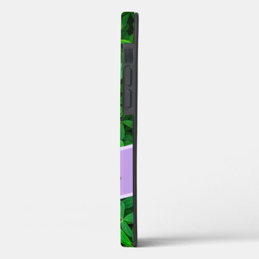 Niedliches Blattmuster Botanisches Personalisierte Case-Mate iPhone Hülle (Rückseite / Links)