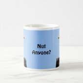 Niedliches Blau scheuert Jay-Vogel u. Erdnuss Kaffeetasse (Mittel)