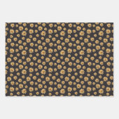 Niedliches Blau und Gelb Schmetterling Illustriert Geschenkpapier Set (Vorderseite 3)