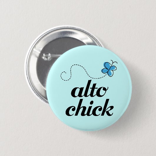 Niedliches blaues button (Vorne & Hinten)