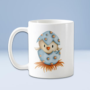 Niedliches Blaues Ei Kaffeetasse