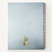 Niedliches blaues Foto Briefe an meinen Sohn Keepa Notizblock (Rückseite)