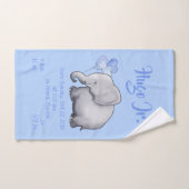 Niedliches blaues handtuch (Handtuch)