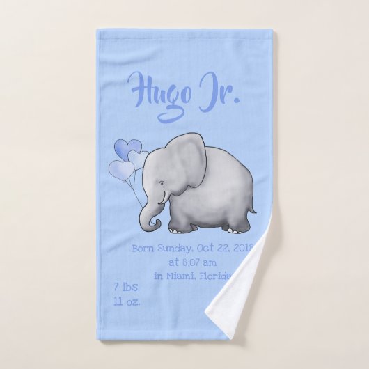 Niedliches blaues handtuch (Handtuch)