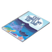 Niedliches blaues Meer Fische Dinge, die mein Kind Notizblock (Linke Seite)
