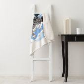 Niedliches blaues Merle im Schnee Sherpadecke (Beispiel)