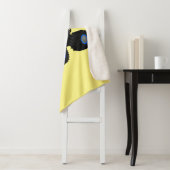 Niedliches blaues Monster-LKW-Cartoon Sherpadecke (Beispiel)