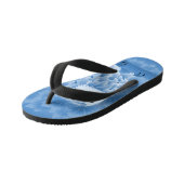 Niedliches Blaues Ohr Kinderbadesandalen (Schrägansicht)
