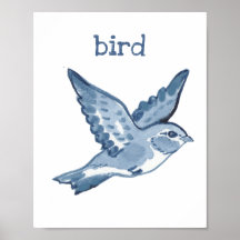 Niedliches Blaues Vogelgewässer Tierwelt