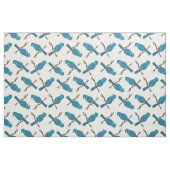 Niedliches Blaues Vogelmuster Stoff (Fat Quarter (45,7 x 55,9 cm))